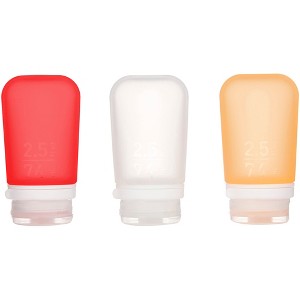 Humangear GoToob+ Soft Silicone Travel Bottle 3-Pack - 1 of 1