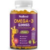 NuBest Omega-3 Gummies with Flaxseed Oil | Supports Brain Growth, Mental Clarity, Focus,  60 Orange Vegan Gummies - 2 of 4