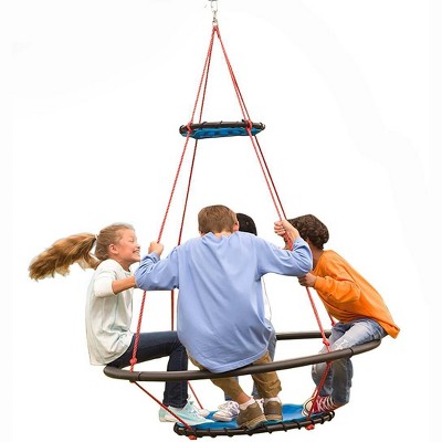 HearthSong Large Vortex Spinning Ring Swing for Multiple Kids