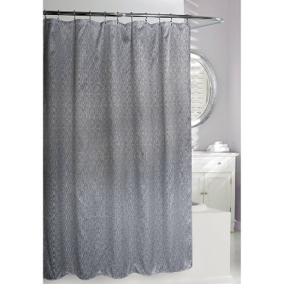 Moda At Home Polyester Fabric 'Lancaster' Shower Curtain (Grey)