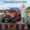 Coucheta 24V Kids Power Wheels Truck, 6-Wheel All-Terrain Ride-On Car with Parent Remote Control, 3 Speeds, Bluetooth Music - 2 of 4