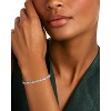Molenia 18K White Gold Plated Birthstone Tennis Bracelet for Women, Hypoallergenic 925 Sterling Silver Jewelry Anniversary Birthday Gifts for Her - 2 of 4