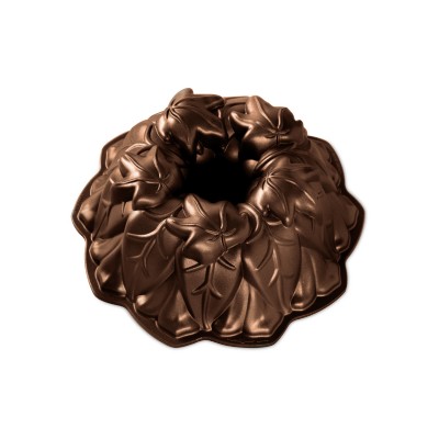 Nordic Ware Harvest Leaves Bundt Pan, Bronze