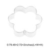 Unique Bargains Pastry Cutter Christmas Hat-Shaped Dishwasher Safe Stainless Steel Silver Tone 1Pcs - 3 of 4