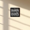 Slickblue Pickleball Grandpa Wood Sign – Funny 7x7 Rustic Wall Décor – Cooler Than Normal Grandpa, Color Options - 2 of 3