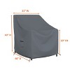 Covers&All Outdoor Chair Covers, Made of 12 Oz Waterproof & UV-Resistant Cover Max Fabric, Suitable for Indoors / Outdoors - 4 of 4