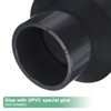 Unique Bargains Water Line Straight UReducer Pipe Fitting Reducing Coupling Connector Black - 4 of 4
