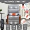 KTMBDW Electric Power Lift Recliner Chair Sofa with Massage and Heat for Elderly, 3 Positions, 2 Side Pockets - 2 of 4