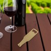 Unique Bargains Bottle Opener Bottle-Shaped Wine Opener Hand Wash Only Stainless Steel 1.3"x4.72" 1Pcs - 2 of 4