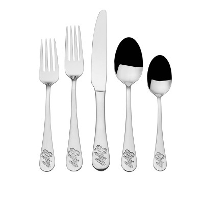Towle 20pc Everyday Enjoy Flatware Set: 18/0 Stainless Steel, Dishwasher-Safe, Service for 4, Includes Knives & Forks