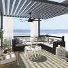 Hunter Fan 52" Skyflow Weather Max Indoor/Outdoor Ceiling Fan with LED Light Kit and Wall Control Matte Black - 4 of 4