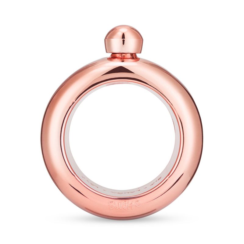 Rose Gold Plastic Bangle Flask by Blush®, 1 of 4