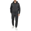 Blu Rock Men's Fleece Lined  Full-Zip Hoodie and Fleece Jogger Sweatpants With Zipper Side Pockets Matching Set - 3 of 4