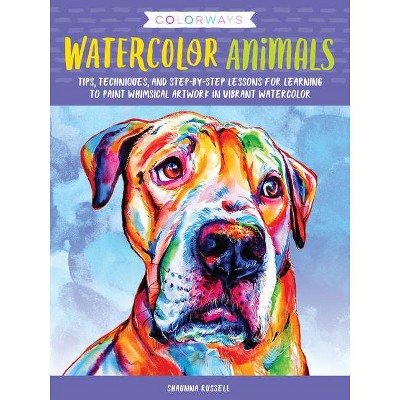  Colorways: Watercolor Animals - by  Shaunna Russell (Paperback) 