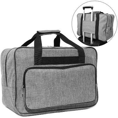 Bright Creations Portable Sewing Machine Carrying Case, Gray, 18.1 x 9.2 x 12.2 in