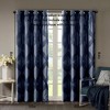 PAGED Knitted Jacquard Total Blackout Curtain for Bedroom,Window Curtain Panel with Grommet Top,Living Room Curtains Machine Washable - 2 of 4