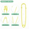 Unique Bargains Sewing Upholstery Spring Lock Blanket Bulk Large Safety Pins 30 Pcs - 2 of 4