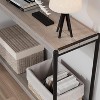 Console Table 40" Entryway Table, Slatted 2-Tier Sofa Table with Shelf, Farmhouse Rustic Style for Entryway, Living Room, Hallway, Foyer - 4 of 4