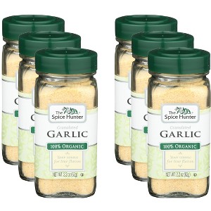 Spice Hunter Granulated Garlic Oganic - Pack of 6 - 2.2  OZ - 1 of 2