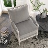 Weslake Villa Farmhouse Accent Armchair - HOMES: Inside + Out - image 4 of 4