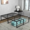 Metal Platform Bed Frame With Storage, Heavy Duty Bed Frame, Noise Free Mattress Frame With Strong Support Slats for Full Bed, 800 Lbs Capacity, No - 4 of 4