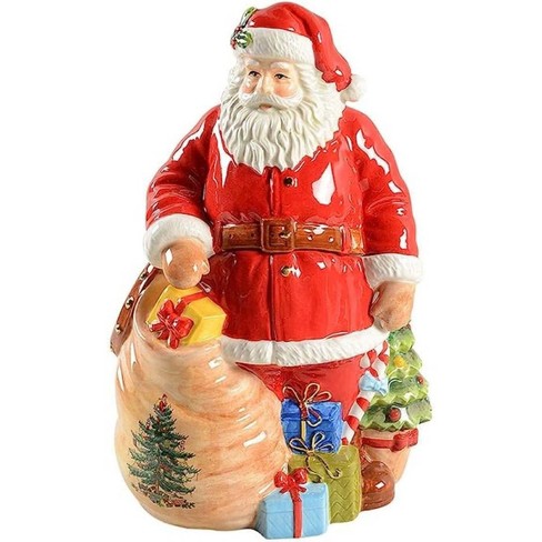 Spode Christmas Tree Santa Cookie Jar : Target