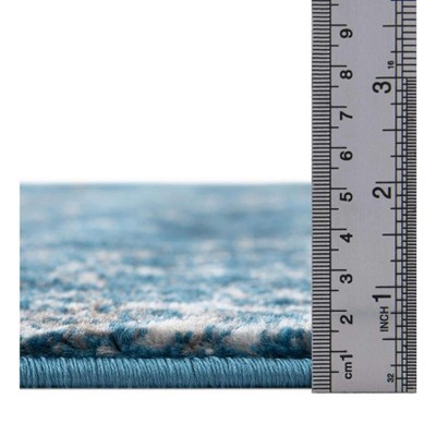 Casino Sofia Chic Blue Rectangular Indoor Rug