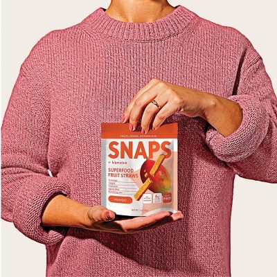 Kencko Dried Mango Fruit Snaps - 1oz