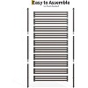 COZONY Freestanding Room Divider, Weather Resistant Outdoor Privacy Screen Plastic Mesh for Garden Balcony Terrace - 3 of 4