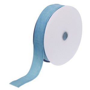Unique Bargains Soft Single Face Spool Silky Velvet Ribbon for Bouquets DIY Crafts - 1 of 3