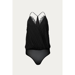 Women's LACE-TRIMMED BODYSUIT - LUSH - 1 of 1