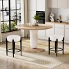 23.6" Mid-Century Modern Upholstered Counter Stool Set of 2, Dining Chairs with Metal Legs for Kitchen Island or Home Bar - The Pop Home - 4 of 4