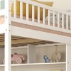 Okak Full Size Loft Bed with Desk & Storage,Sturdy Pine Wood Loft Beds with Built-in Stairs & Shelves,Multi-Functional Loft Bed for Kids,Teens,Adults - 4 of 4