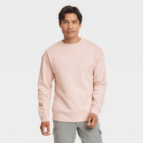 Mens best sale fleece crewneck