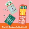 Big Dot of Happiness Assorted Red & Green Holiday Thank You Gift Card Holders with Envelopes, Money & Gift Card Sleeves, Nifty Gifty Pack, Set of 8 - 2 of 4