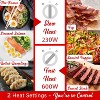 Brentwood 1.6-Qt. Multifunction Electric Ceramic Non-Stick Hot Pot Cooker with Stainless Steel Food Steamer - 4 of 4