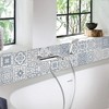 24pcs 4x4 in PVC Colorful Wall Stickers Waterproof Self-Adhesive Vinyl Tile Stickers Home Kitchen Bathroom Wall Decals Beautify Decoration, ET244 - 4 of 4