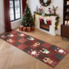 Christmas Area Rug for Living Room, Washable Cute Winter Home Decor Rugs for Bedroom Nursery Kids Room, Patchworked Non Slip Carpet - 3 of 4