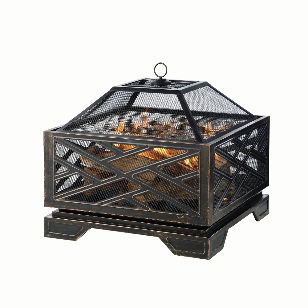 Photos - Electric Fireplace Pleasant Hearth Martin 26" Square Deep Bowl Fire Pit