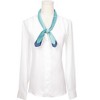 INSPIRE CHIC Women's Gradient Printed Satin Square Simple Lines Silky Scarves 1Pc - 2 of 4