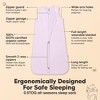 2-Pack Snooze Baby Sleep Sacks, Organic Cotton Wearable Blanket, Soft  Toddler Sleeping Bag, Smooth Zipper - 2 of 4