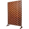 CAVINAS Matrix Metal Decorative Patio Screens, Outdoor & Indoor, Freestanding Decorative Privacy Screen for Deck Balcony Patio - 3 of 4