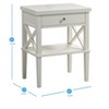 NicBex Nightstand with Drawers and Handles Modern Bedside Table with Open Storage Shelf for Bedroom,Living Room - 3 of 4