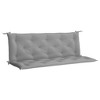 vidaXL Garden Bench Cushion Set of 2 Grey Oxford fabric (100% polyester) - 2 of 4