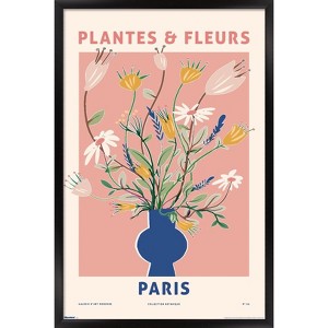 Trends International Reinders: Flowers - Plantes Fleurs Paris Framed Wall Poster Prints - 1 of 4