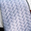 Slickblue 3 PC Quilt Set Full/Queen, Machine Washable, Quilt & 2 Shams, Plus Pattern Patchwork in 5 Colors - 4 of 4