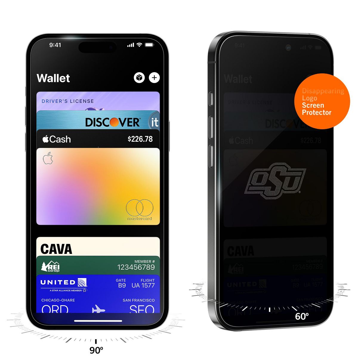 Screen Skinz Oklahoma State Cowboys Privacy Screen Protector - thumbnail 4