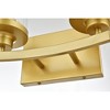 Elegant Lighting Saanvi 2 light Chrome and Clear Bath Sconce - 4 of 4