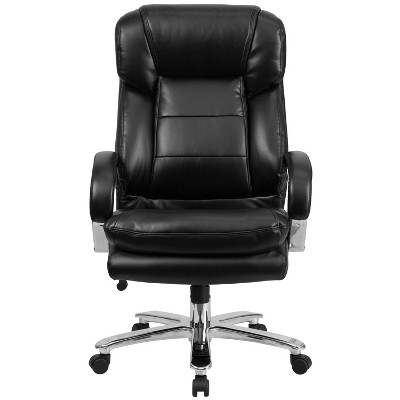 Black Leather High Back Ergonomic Executive Swivel Chair