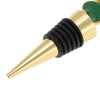 Unique Bargains Bottle Stoppers Four-Leaf Grass Zinc Alloy Aluminum Alloy TPR 3.94"x1.42"x0.79" 1 Pc - 3 of 3